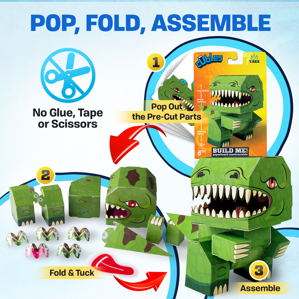 CUBLES Green T T-Rex-3