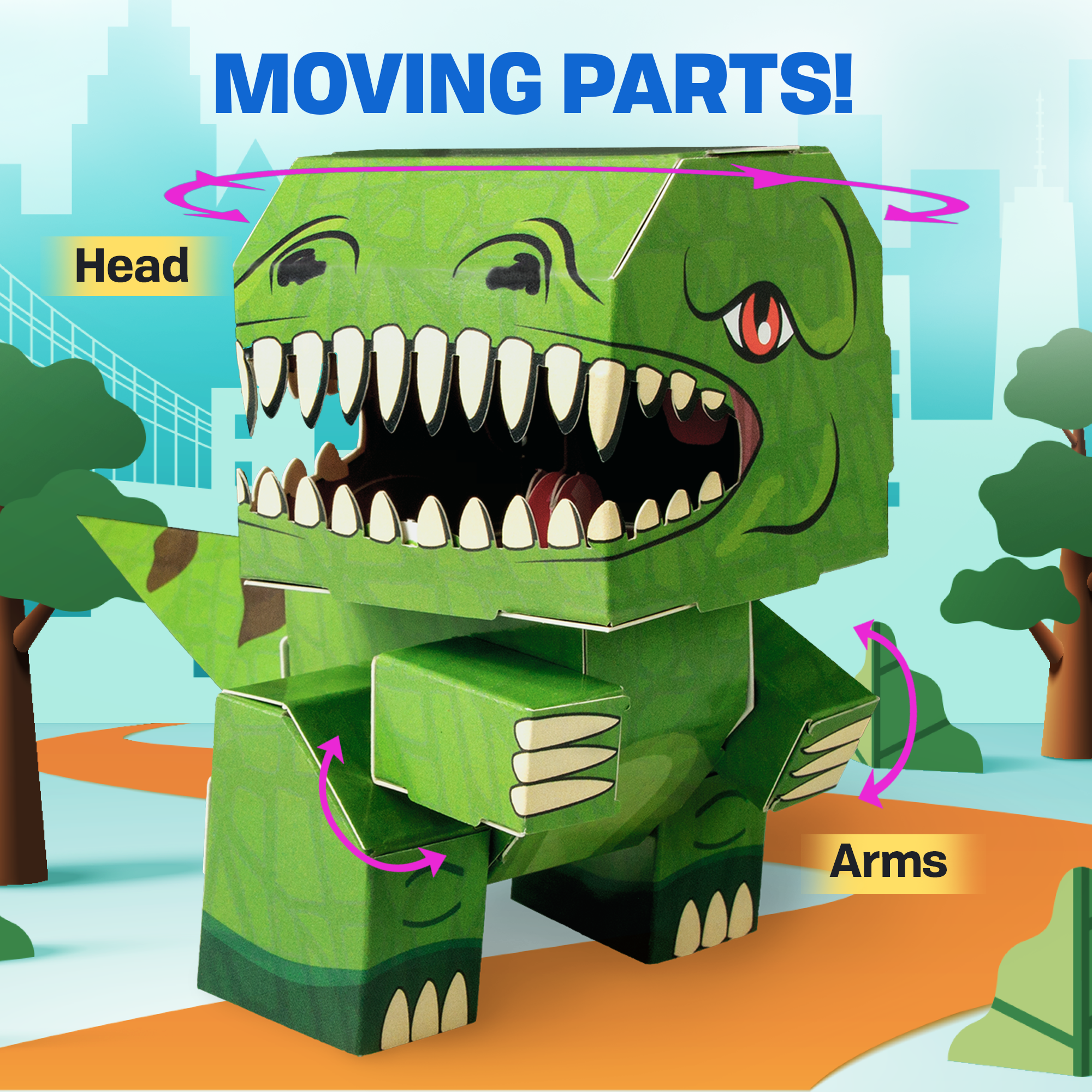 CUBLES Green T T-Rex-4