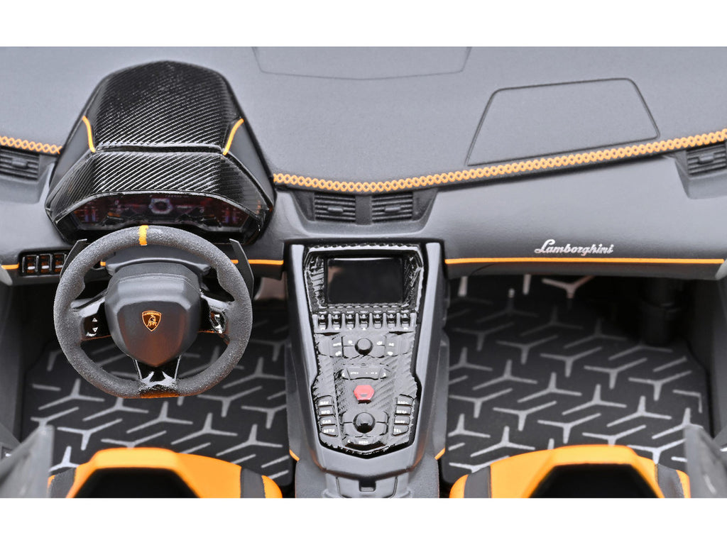 Lamborghini Aventador SVJ Arancio Atlas Pearl Orange 1/18 Model Car by Autoart-2
