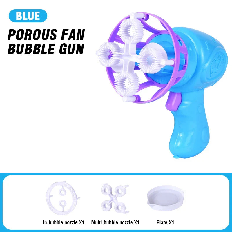 Electric Bubble Gun Dinosaur Bubble Machine for Kids Gift