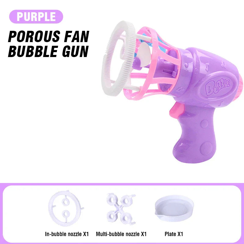 Electric Bubble Gun Dinosaur Bubble Machine for Kids Gift
