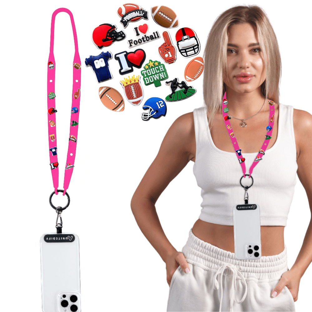 Unitedify Decorative Lanyard Football