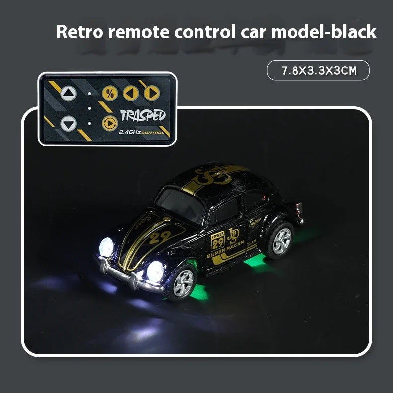 Wireless Mini Beetle Alloy RC Car - Perfect Gift for Kids & Men