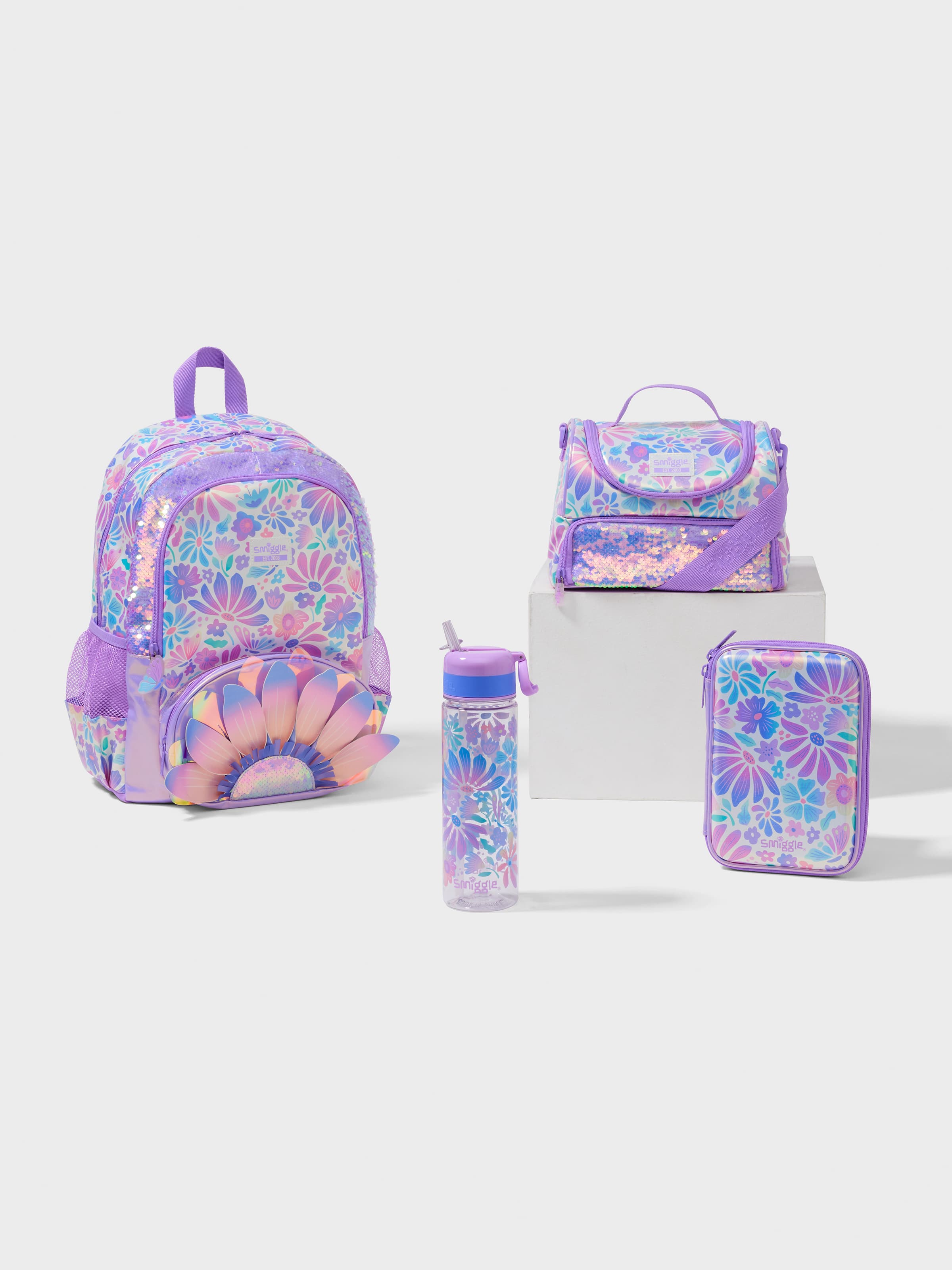 Smiggle - Bloom 4 lü Okul Çanta Seti