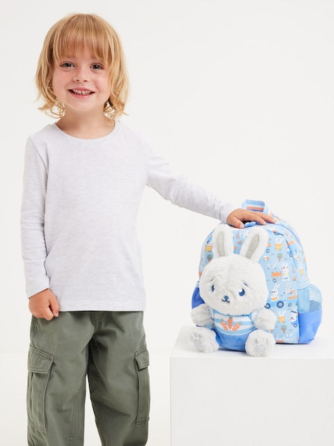 Smiggle - Out & About Çıkarılabilir Oyuncaklı Kreş Okul Sırt Çantası-0