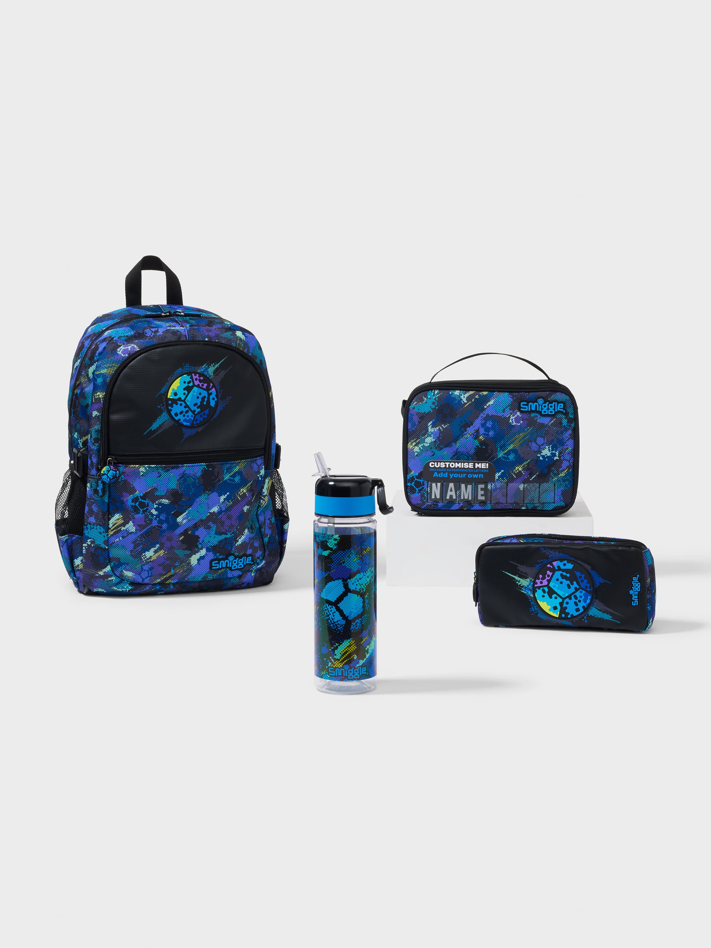 Smiggle - Trailblazer 4lü Okul Çanta Seti
